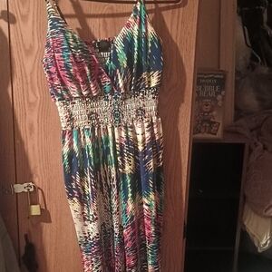 Love Blue and Pink Jumpsuit with Elegant Design